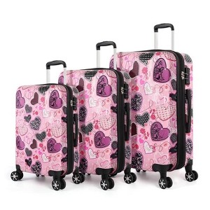 NEW YORK XPRESS L-0028 Expandable 3PC Hard Shell Luggage with Spinner Wheels, TSA Lock, ( 20"/24"/28") - 1 of 4