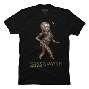 Men's Design By Humans Sassquatch By SophieCorrigan T-Shirt - 1 of 4