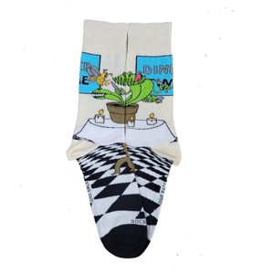 Venus Flytrap Socks (Men's Sizes Adult Large) from the Sock Panda - 1 of 4