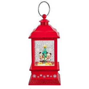 Kurt Adler 9-Inch Battery-Operated Disney© Mickey and Minnie Spinning Musical Light-Up Lantern - 1 of 4