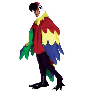 Imposta Costumes Men's Parrot Costume Bodysuit Red One Size - 1 of 3