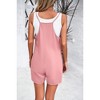 I AM A FASHION JUNKY Scoop Neck Spaghetti Straps Loose Fit Solid Romper - 4 of 4