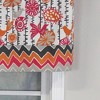 Merangerie Banded Style 3" Rod Pocket Valance 50" x 16" Sherbet by RLF Home - 3 of 4