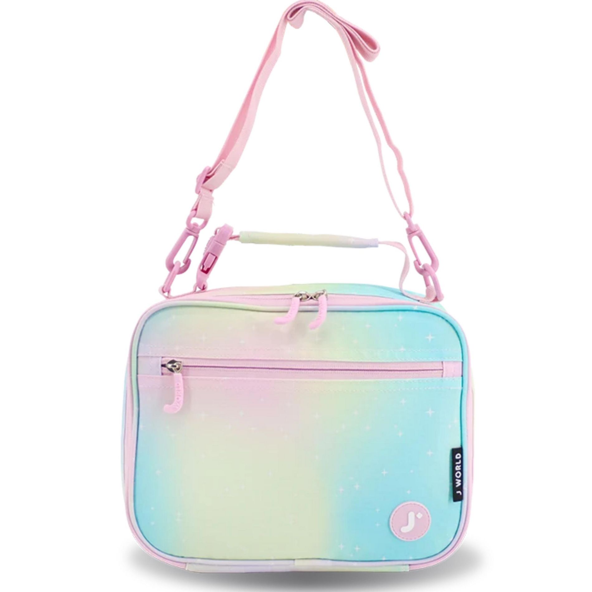 J World Cody Kids Insulated Lunch Bag with Shoulder Strap and Clip Handle