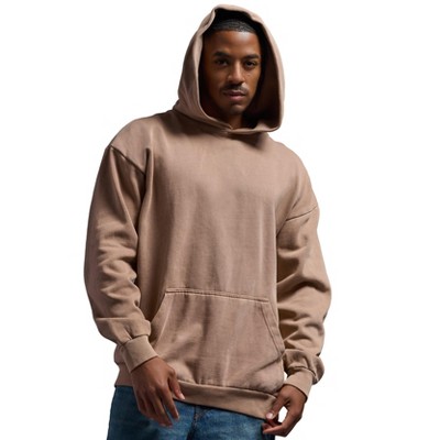 Expert Brand USA-Made Men's Oversized Heavyweight Cotton Pullover Hoodie