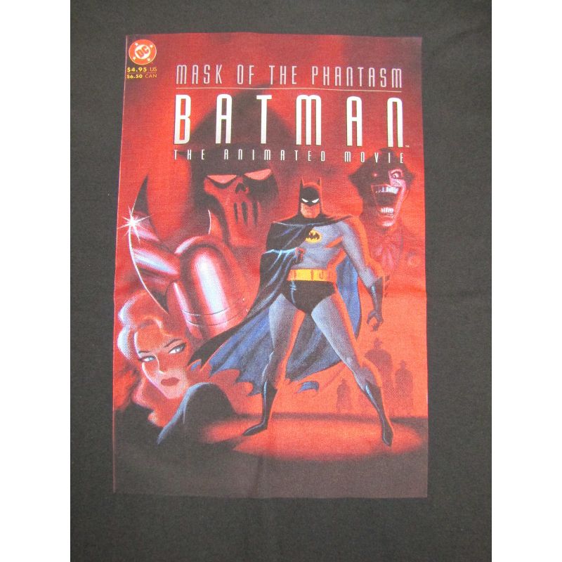 Batman Mask of the Phantasm Cover Art Men's Black Long Sleeve Shirt, 2 of 3