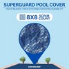 Swimline Hydrotools Super Guard Heavy Duty Winter Pool Cover for 30 x 50 Ft Above Ground Swimming Pools, Rectangular Design, Blue/Black - 4 of 4