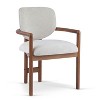 NicBex Dining Chairs Set of 2,Upholstered Kitchen Chair with Curved Back for Dining Room,Kitchen - 4 of 4