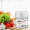 Cheer Collection Wireless Mini Food Chopper, USB Rechargeable, 250ml Portable Electric Garlic Grinder for Veggies, Baby Food, Nuts - 4 of 4