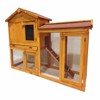 FURNIinspire Spacious Two-Tier Design Chicken Coops Rabbits for Playground Garden, 55.5"*17.7"*33" - 4 of 4
