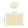 Unique Bargains Unfinished Smooth Surface Grain Laser Cutting Basswood Sheet - 2 of 3