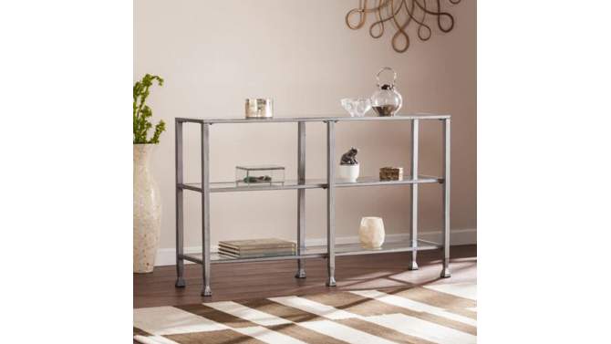 Jamel 3 - Tier Console Table - Aiden Lane, 2 of 14, play video
