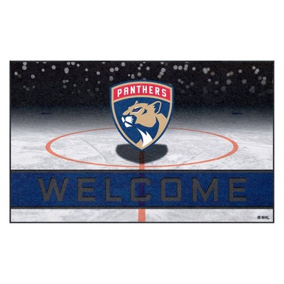 NHL Florida Panthers Crumb Rubber Door Mat 18"x30"