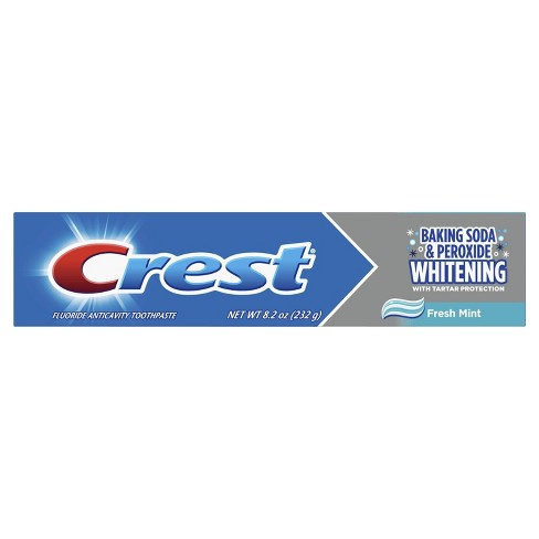 Crest Baking Soda & Peroxide Whitening with Tartar Protection Toothpaste - Fresh Mint - image 1 of 3