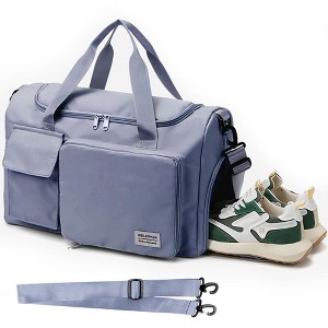 Luupatchy Carry On Weekender Backpack With Shoe Compartment, For Travel, Gym，Fishing, Travel Duffle Bag For Women, Men - 1 of 4