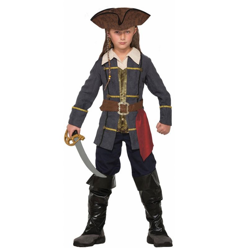 Forum Novelties Boys Captain Cutlass Pirate Costume, 1 of 3