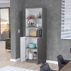 NicBex 71.1" H 4 Tier Free Standing Storage Bookshelves with Durable Structure for Office Home - 4 of 4