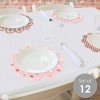 Big Dot of Happiness 1st Birthday Little Miss Onederful - Girl First Birthday Party Round Table Decorations - Paper Chargers - Place Setting For 12 - 2 of 4