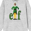 William Buddy Hobbs Elf Movie Men's Athletic Heather Hoodie - 2 of 2