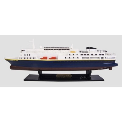 Old Modern Handicrafts National Geographic Explorer Ship Model – 12" Small Handcrafted Display Cruise Vessel