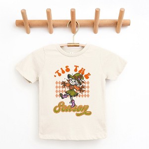 The Juniper Shop Tis The Season Scarecrow Toddler Short Sleeve Tee - 1 of 3