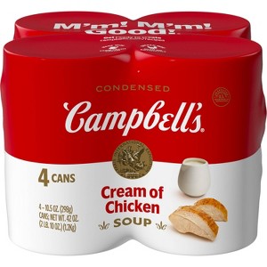 Campbell's Condensed Cream of Chicken Soup - 42oz/4ct - 1 of 4