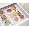 Stackable Plastic Makeup Drawer Organizer Tray - Clear - 4 of 4
