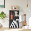 VECELO 3 Shelf Bookcase, Wood Bookshelf and Bookshelves - 4 of 4