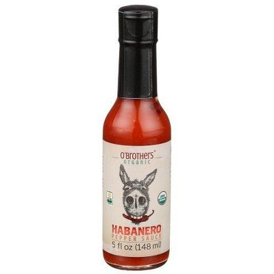 Hot Sauce Habanero Pepper Sauce by O'Brother  -  5 fl oz Bottle