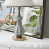 MAYEERTY Hanging Mirror Aluminum Alloy Thin Edge Right Angle Rectangle Black 47x22x1in - 3 of 4