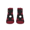 NFL Arizona Cardinals Big Dot Sleep Socks: Polka Dot Knit Ankle Apparel - 3 of 3