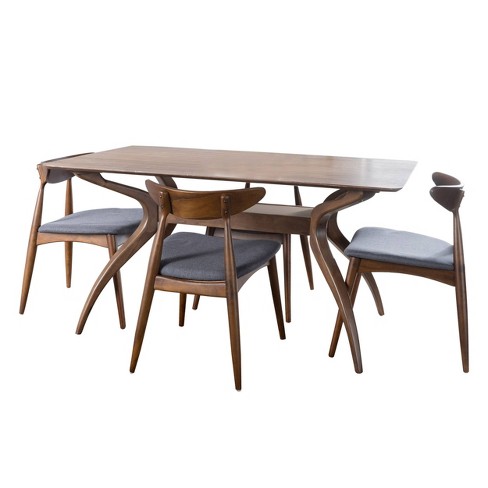 5pc Barron Curved Leg Dining Set - Christopher Knight Home : Target