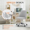 ALEXOUN Modern Cute Rolling Swivel Task and Office Chair with Wheels,Comfortable Back Seat Armless for Home,Bedrooms,Office,Study,Make-up - 2 of 4