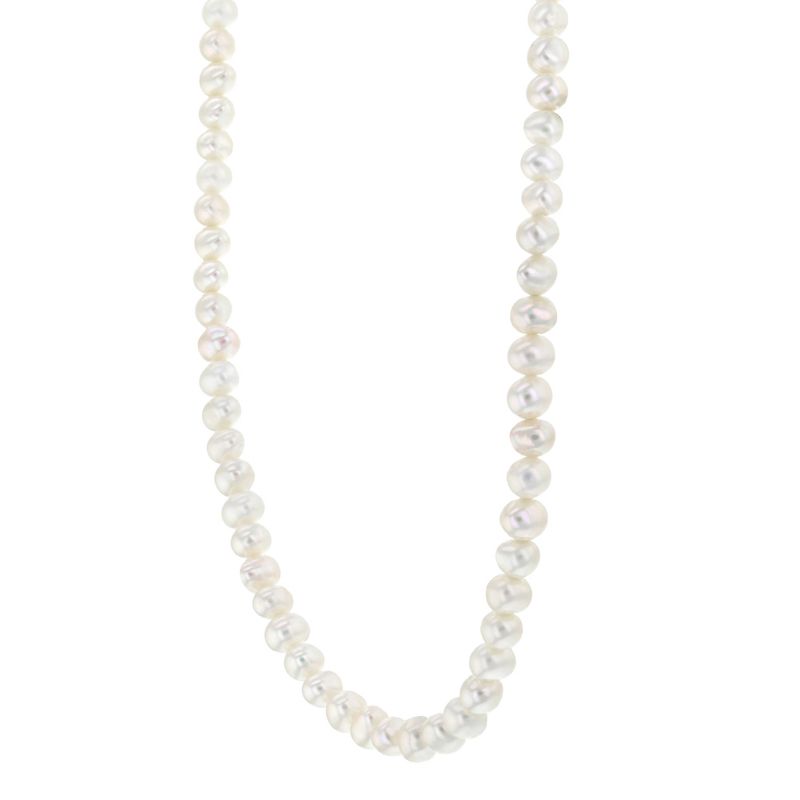 Girls' 6mm Freshwater Cultured Pearls Sterling Silver Necklace - In Season Jewelry, 2 of 4