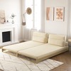 Gaoyangjiaju 82.67 Inch Modern Convertible Sofa Bed with Solid Wood Frame and Removable Covers - 2 of 4
