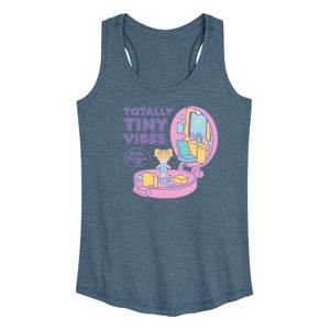 Women's - Polly Pocket - Totally Tiny Vibes Graphic Racerback Tank - 1 of 4