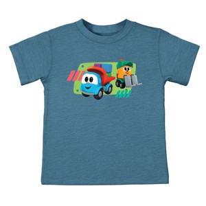Leo the Truck Leo and Lifty Green - Toddler Short Sleeve Graphic T-Shirt - 1 of 4