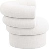 Meridian Furniture,Valentina Linen Textured Fabric Accent Swivel Chair - 4 of 4