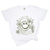 S.W.Smiley Peace Purpose Presence - Women's Garment Dyed Graphic T-Shirt - 2 of 4