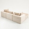 VASIP L-Shaped Modular Compressed Sofa,Space-Saving ,for Living Room, Apartment, No Assembly Required,Green - 4 of 4
