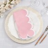 Saro Lifestyle Scalloped Hem Napkin (Set of 4) - 4 of 4