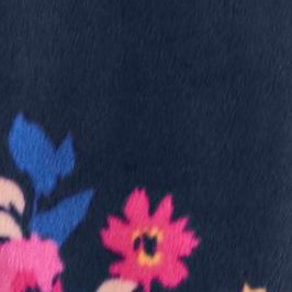 navy graphic floral