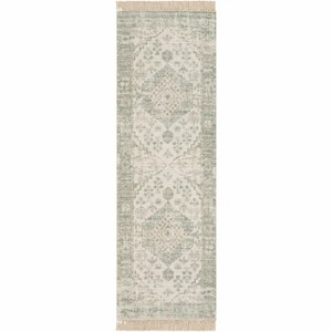 Hauteloom Adamstown Sage&Peach Cotton Rug - 1 of 4