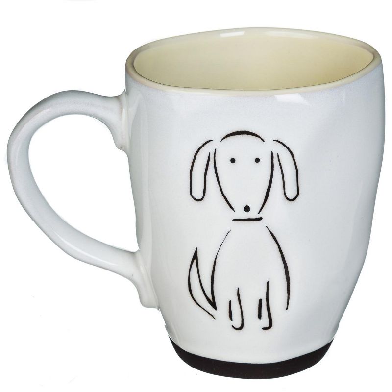 Evergreen Ceramic Cup Gift Set, 16 OZ, Pet Dog, 2 of 5