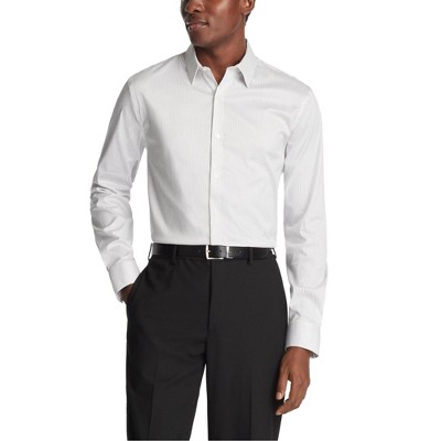 Calvin Klein Mens Extra Slim Fit Button Down Dress Shirt