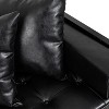 NicBex 72.25 Inch PU Leather Loveseat Sofa Couch with Metal Legs and Pillows for Living Room,Apartment,Office - 4 of 4