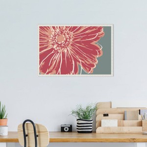 Amanti Art Flower Pop Sketch IV Red by Marie Elaine Cusson Framed Wall Art Print - 1 of 4