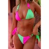 'Watermelon Fizz' Tie Side Bottoms Watermelon Fizz Medium - 3 of 4