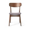 GDFStudio Alexis Modern Fabric Upholstered Dining Chairs (Set of 2) - 4 of 4