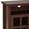 Stratford TV Stand for TVs up to 60" Russet Brown - WyndenHall: Storage Console with Adjustable Shelves - 4 of 4